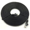 50' Flat CAT5e UTP Network Cable - Black